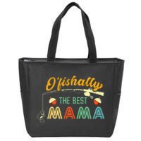 Ofishally The Best Mama Fisherwoman Cute Mom Fishing Gift Zip Tote Bag