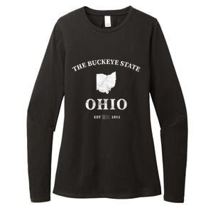 Ohio The Buckeye State Gift Womens CVC Long Sleeve Shirt