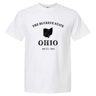 Ohio The Buckeye State Gift Garment-Dyed Heavyweight T-Shirt