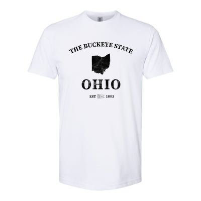 Ohio The Buckeye State Gift Softstyle CVC T-Shirt