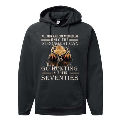 Only The Best Can Still Go Hunting In Their Seventies Performance Fleece Hoodie