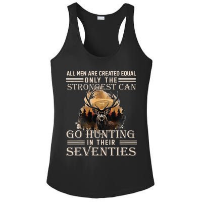 Only The Best Can Still Go Hunting In Their Seventies Ladies PosiCharge Competitor Racerback Tank