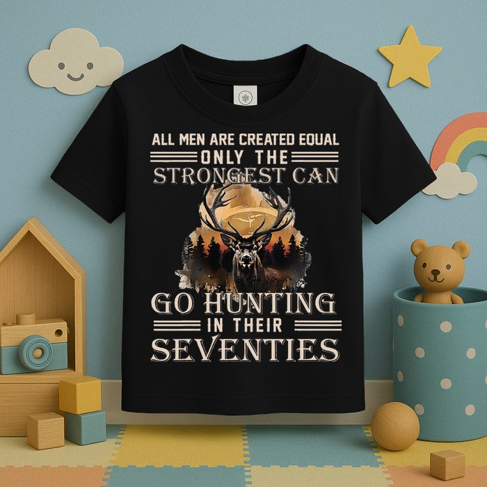 Only The Best Can Still Go Hunting In Their Seventies Toddler T-Shirt