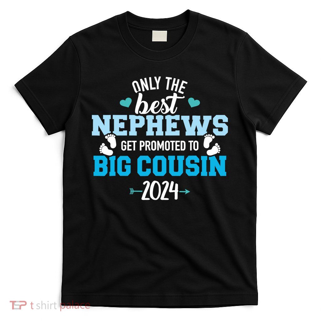 Only The Best Nephews Get Promoted To Big Cousin 2024 T-Shirt