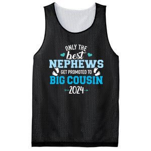 Only The Best Nephews Get Promoted To Big Cousin 2024 Mesh Reversible Basketball Jersey Tank