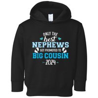 Only The Best Nephews Get Promoted To Big Cousin 2024 Toddler Hoodie