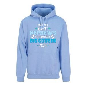 Only The Best Nephews Get Promoted To Big Cousin 2024 Unisex Surf Hoodie