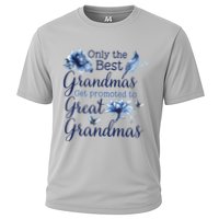 Only The Best Grandmas Get Promoted To Great Grandmas Cooling Performance Crew T-Shirt