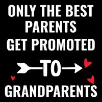 Only The Best Parents Get Promoted To Grandparents Cooling Performance Crew T-Shirt