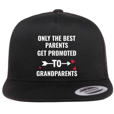Only The Best Parents Get Promoted To Grandparents Flatbill Hat