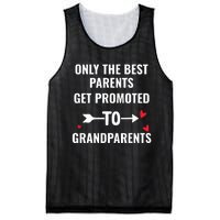 Only The Best Parents Get Promoted To Grandparents Mesh Reversible Basketball Jersey Tank