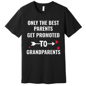 Only The Best Parents Get Promoted To Grandparents Premium T-Shirt