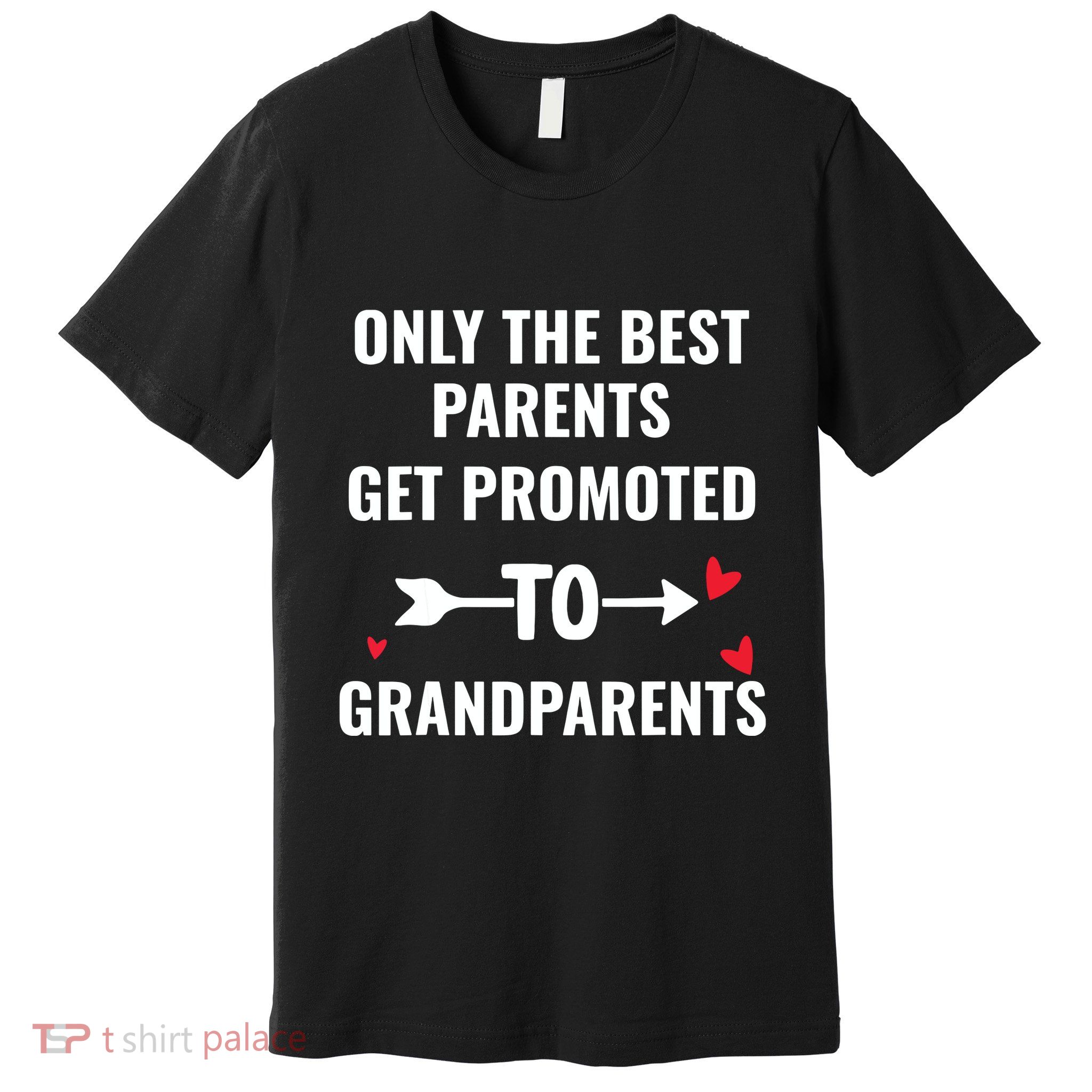 Only The Best Parents Get Promoted To Grandparents Premium T-Shirt