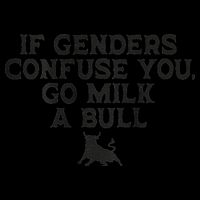 On The Back If Genders Confuse You Go Milk A Bull 16oz Travel Tumbler