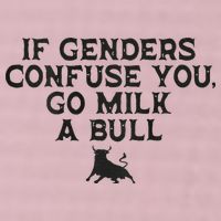 On The Back If Genders Confuse You Go Milk A Bull 25L Jumbo Tote