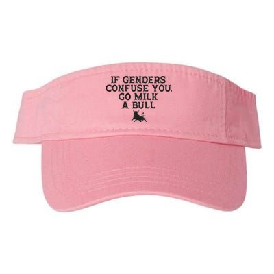 On The Back If Genders Confuse You Go Milk A Bull Visor