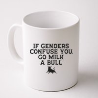 On The Back If Genders Confuse You Go Milk A Bull Mug