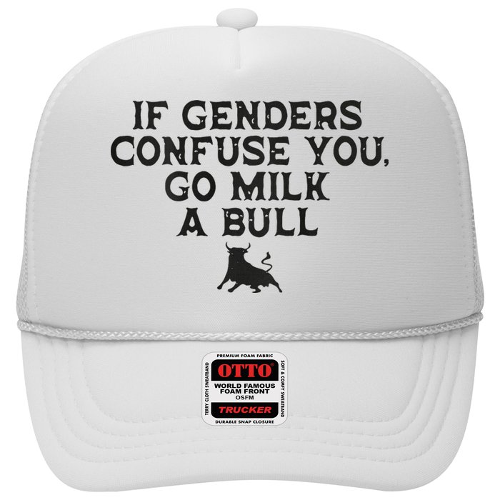 On The Back If Genders Confuse You Go Milk A Bull Hat