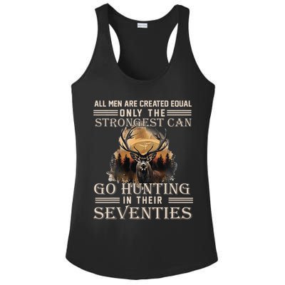 Only The Best Can Still Go Hunting In Their Seventies Ladies PosiCharge Competitor Racerback Tank