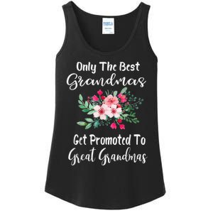 Only The Best Grandmas Get Promoted To Great Grandma Ladies Essential Tank