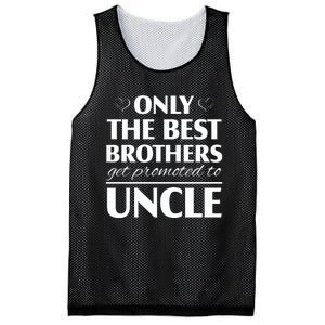 Only The Best Brothers Get Promoted To Uncle Mesh Reversible Basketball Jersey Tank