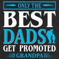 Only The Best Dads Get Promoted To Grandpa Golf Towel