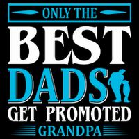 Only The Best Dads Get Promoted To Grandpa Wool Snapback Cap