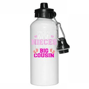 Only The Best Nieces Get Promoted To Big Cousin Aluminum Water Bottle