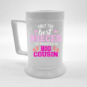 Only The Best Nieces Get Promoted To Big Cousin Beer Stein