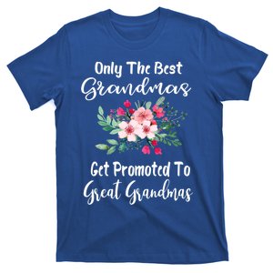 Only The Best Grandmas Get Promoted To Great Grandma Meaningful Gift T-Shirt