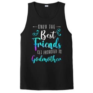 Only The Best Friends Get Promoted To Godmother Watercolor PosiCharge Competitor Tank