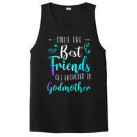 Only The Best Friends Get Promoted To Godmother Watercolor PosiCharge Competitor Tank