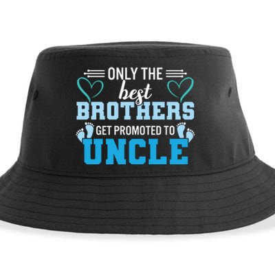 Only The Best Brothers Get Promoted To Uncle Sustainable Bucket Hat