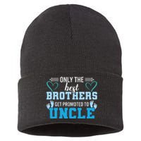 Only The Best Brothers Get Promoted To Uncle Sustainable Knit Beanie