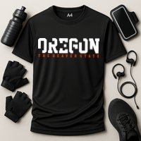 Oregon The Beaver State Cool Logo Cooling Performance Crew T-Shirt