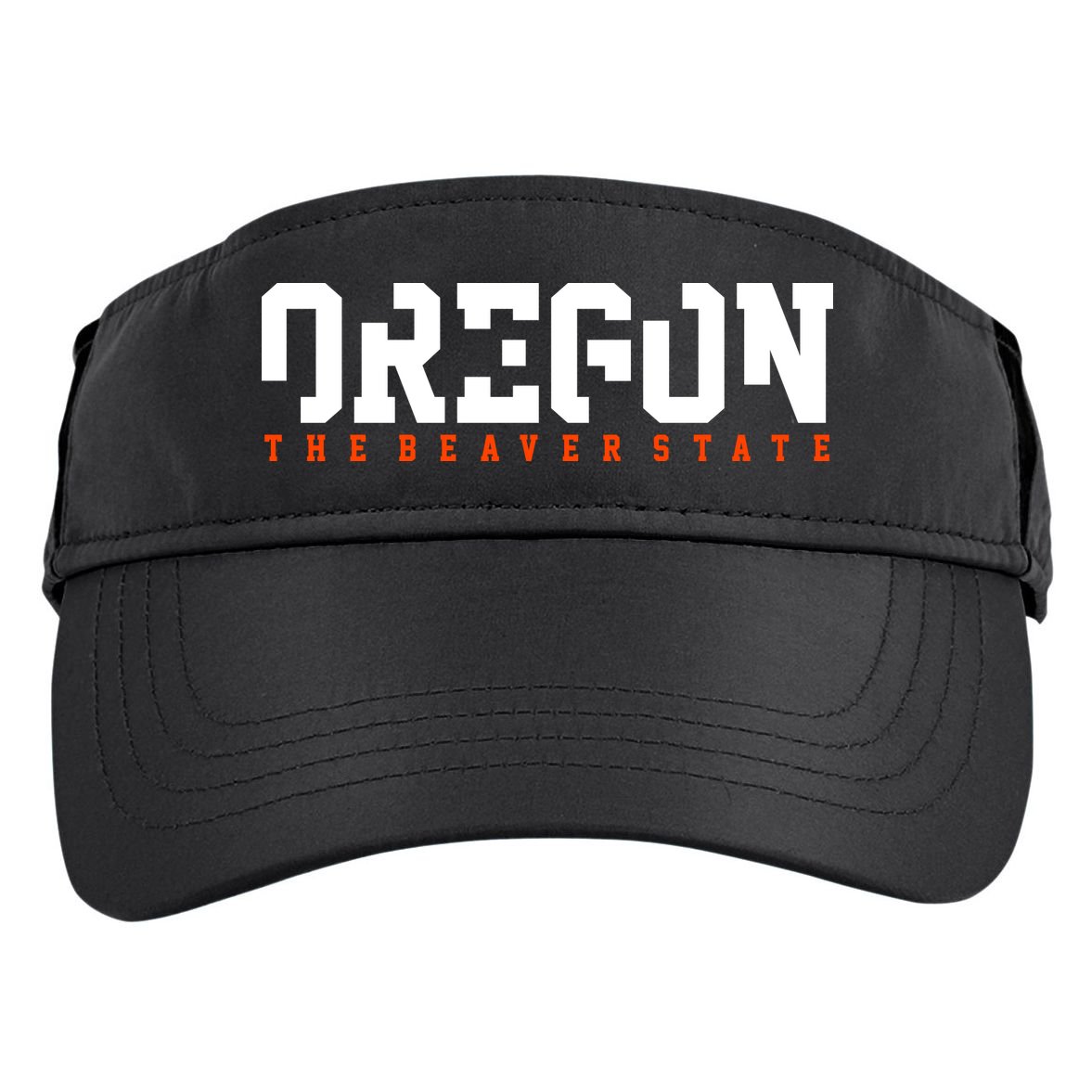 Oregon The Beaver State Cool Logo Adult Drive Performance Visor