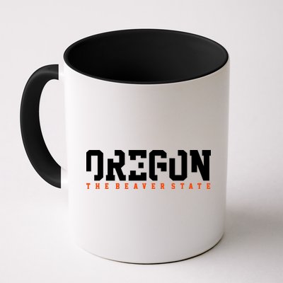 Oregon The Beaver State Cool Logo Mug