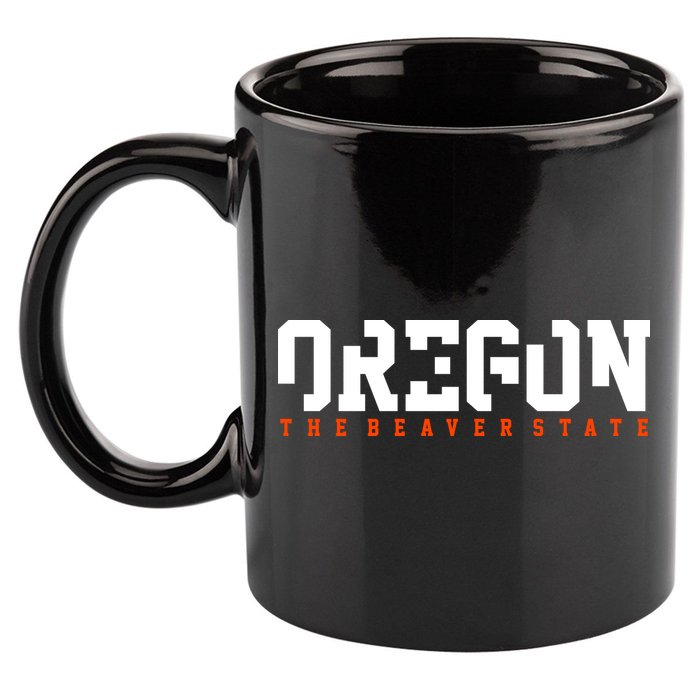 Oregon The Beaver State Cool Logo 11oz C Handle Ceramic Mug