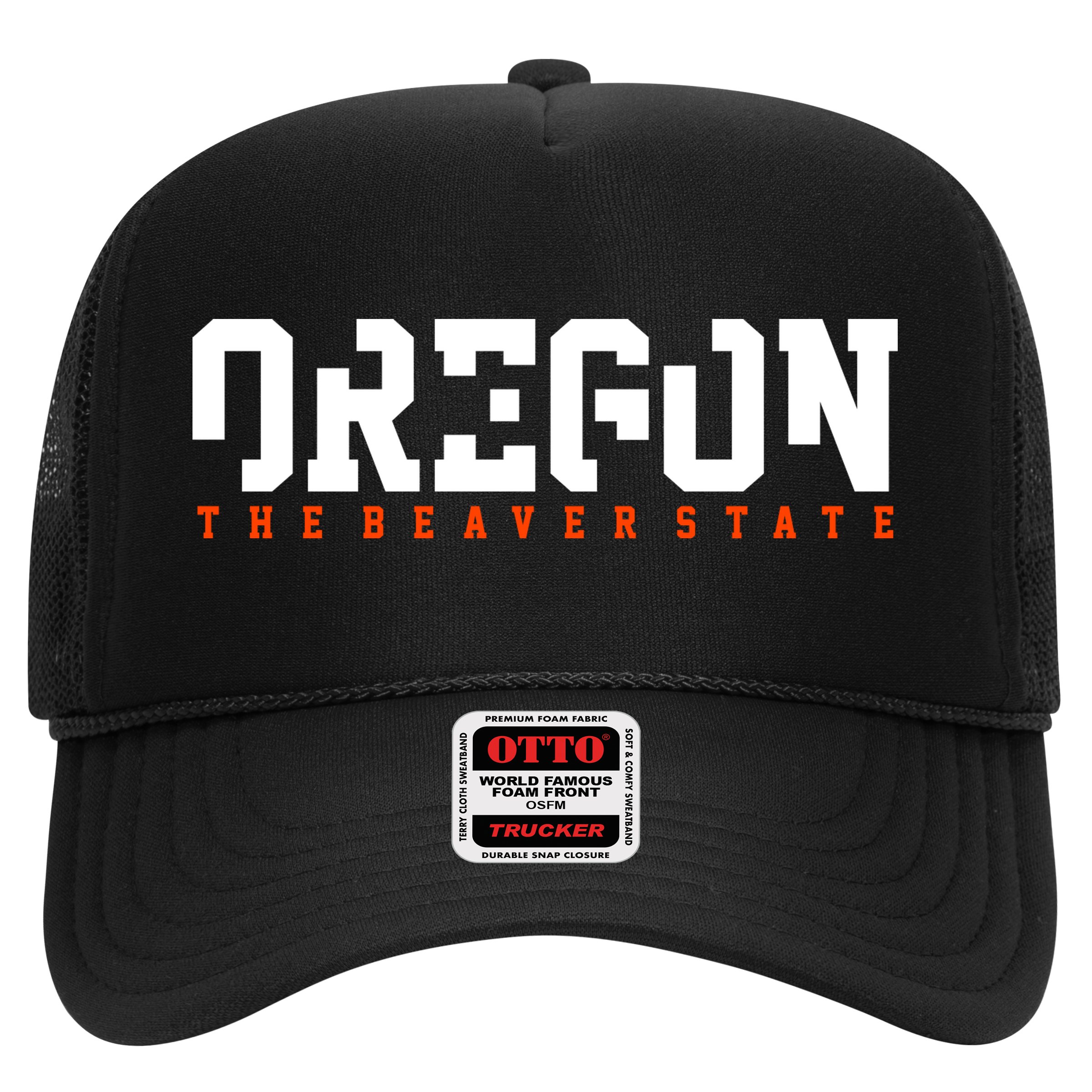 Oregon The Beaver State Cool Logo Hat