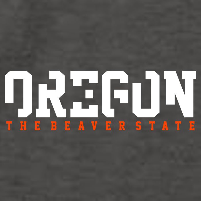 Oregon The Beaver State Cool Logo Vector Backpack