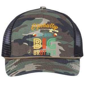 Ofishally The Best Big Brother Cute Fishing Retro Rope Trucker Hat Cap