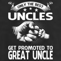 Only The Best Uncles Get Promoted To Great Uncle Garment-Dyed Fleece Hoodie