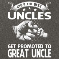Only The Best Uncles Get Promoted To Great Uncle Cotton Canvas Backpack