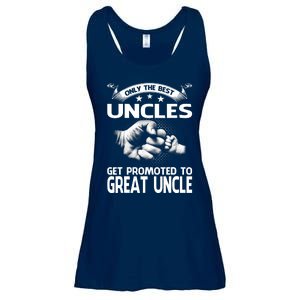 Only The Best Uncles Get Promoted To Great Uncle Ladies Essential Flowy Tank