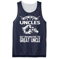 Only The Best Uncles Get Promoted To Great Uncle Mesh Reversible Basketball Jersey Tank