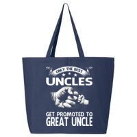 Only The Best Uncles Get Promoted To Great Uncle 25L Jumbo Tote