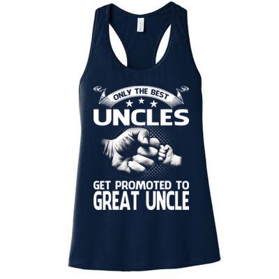 Only The Best Uncles Get Promoted To Great Uncle Womens Tank Top