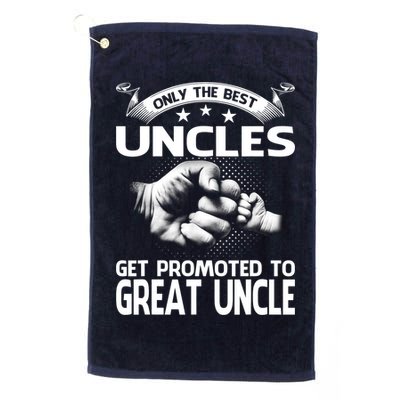 Only The Best Uncles Get Promoted To Great Uncle Golf Towel