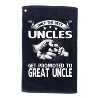 Only The Best Uncles Get Promoted To Great Uncle Golf Towel