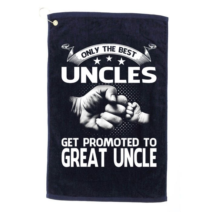 Only The Best Uncles Get Promoted To Great Uncle Golf Towel